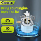 Carbhub 799869 Carburetor for 792253 498170 499059 799869 Lawn Mower Pressure Washer Rotary 14112 Oregon 50-658 Carb (498170 Carburetor)