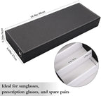 8-Slot Eyeglass Case Organizer - Stylish Storage for Sunglasses & Glasses, Ideal for Home Use & Eyewear Collectors