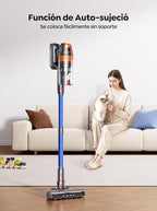 Cordless Vacuum Cleaner, 650W with Extra Mattress Cleaning Tool, 50KPA Stick Vacuum Cleaners for Home 65 Mins Runtime, Self-Standing, Wall Mount Charging, Rechargeable Vacuum for Floor Carpet Pet Hair