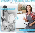 Hard Bristle Crevice Cleaning Brushes for Household Use - 2025 New Thin Scrub Brush Set, Small Cleaner Tool for Narrow Spaces, Kitchen,Toilet, Bathroom,Window, Faucets, Car Gaps (Model 2)