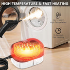 Handheld Steam Cleaner, Steamer for Cleaning, 2500W Pressurized Steam Cleaner with 1.2L Water Tank and 6 Attachments, Portable Steamer Cleaner for Home Car Kitchen Bathroom Furniture Tile Grout, Red