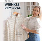 Portable Steamer for Clothes, Professional Handheld Garment Steamer 15s Fast Heat-up, 70ml Water Tank, 900W Mini Steam Iron for Home and Travel