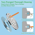 70-in-1 Shower Head Cleaner Kit - 50 Micro Brushes + 20 Steel Picks for Clogged Nozzles, Stanley Cups, 3D Printers, Faucets -Each Tools Storage Case, Tiny Hole Unclogging Tool