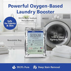Sodium Percarbonate Powder 10 lbs – Oxygen Bleach, Laundry Booster & Stain Remover – 99.9% Pure Fabric Brightener & Home Cleaning Powder – Multi-Surface Cleaner