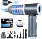 Mini Vacuum Cleaner, 3 in 1 Cordless Handheld Vacuum Cleaner, 13000Pa High Power Car Vacuum Cleaner with Brushless Motor,Adjustable Car Vaccum Portable Cordless for Cars,Desktop-DBS03