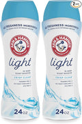 Arm & Hammer Light In-Wash Scent Booster Crisp Clean 24oz (Pack of 2)