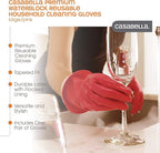 Casabella 46060 Premium Waterblock Gloves, Large, 1-Pair, Pink