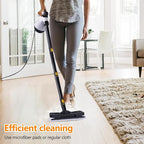 Handheld Steam Cleaner, With 16 Accessories and Safety Lock, Steam Cleaner for Home, Multi-purpose for Cleaning Floors, Dirt, Grease, Grout, Tiles, Floors, Sofas and Car