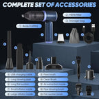 Car Vacuum Cleaner- 3 in 1 Cordless Handheld Vacuum Cleaner, 13000Pa High Power Car Vaccum Cleaner with Brushless Motor,Adjustable Cars Vaccum Portable Cordless for Cars,Desktop-DBS03