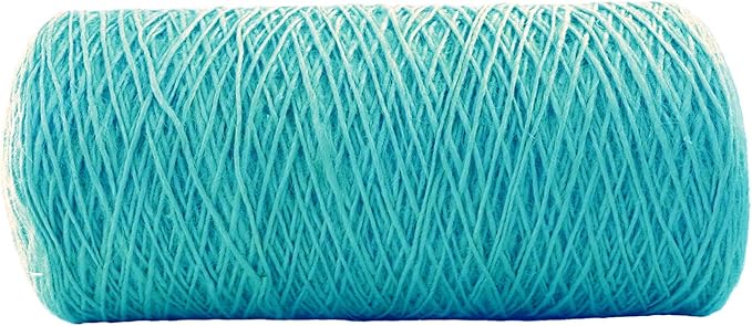1mm x 1000 Feet Blue Jute Rope, Twine for Gardening Tomato Climbing Plant Tie Floristry Crafts Gift Wrapping Packing Decor