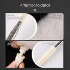 Extendable Lambswool Duster 29-110 Inch,Anti-Static Flexible Head, Stainless Steel Pole for Cleaning High Ceiling,Fan,Furniture,Roof Dusting