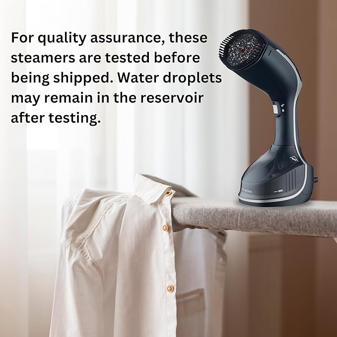 Jerdon Handheld Clothing Steamer - 1600 Watt Portable Garment Steamer - Self-Cleaning & Auto Shut-Off - PS0022-2