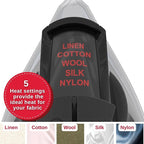 SINGER SteamCraft Plus 2.0 Steam Iron (1800W) | Steamer with Stainless Steel Plate, OnPoint Precision Tip, Vertical Steam, Auto Shutoff & 300ml Tank Capacity - Black