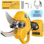 Pruning Shears Compatible with DeWalt 20v Battery,Cordless Electric Pruner with LCD Display & Imported SK7 Steel Blades,1.2-Inch Cutting Diameter for Gardening Tree Pruning(No Battery)