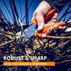 Original LÖWE Professional Anvil Pruner Garden Tools 1.104 | Robust & Sharp Hedge Trimmer | Use As Pruners, Garden Shears, Heavy Duty Handheld, Pruning Shears for Gardening | Made in Germany