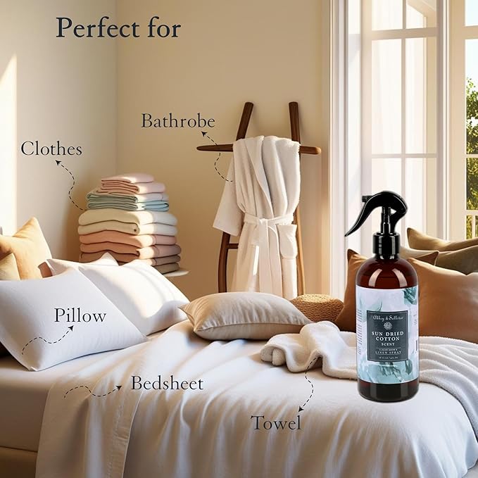 Abbey & Sullivan Linen Spray, Sun Dried Cotton, 16 oz.