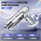 Saker Car Vacuum Portable Cordless 15000PA,3 in 1 Handheld Vacuum with Brushless Motor for Car, Office and Home Cleaning Blue HL107B