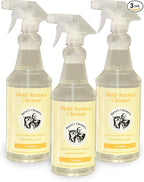 Steve's Cleaners Plant-Based Multi-Surface Cleaner – Streak & Residue-Free All-Purpose Cleaning Spray – Non-Toxic, Ammonia-Free, Safe for Kitchen, Bathroom, Counters & More – 32 oz (Pack of 3)