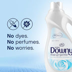 Downy Free & Gentle Liquid Fabric Conditioner for Sensitive Skin, 34 Fl Oz