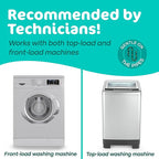 Sunny & Honey Liquid Washing Machine Cleaner & Deodorizer - Top & Front Load Washer Cleaner - 32 fl oz Washing Machine Deodorizer - Laundry Supplies