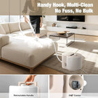 Newbealer Heavy-Duty Steam Cleaner for Home, Stainless Steel Boiler, 12-Piece Accessory Kit, Max 5 Bar Pressure, Multi-Purpose Steamer for Floors, Cars, Furniture, Upholstery, and More