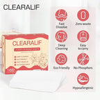 CLEARALIF Laundry Detergent Sheets Up to 160 Loads, Magnolia - Great For Travel,Apartments, Dorms,Laundry Detergent Strips Eco Friendly & Hypoallergenic - 3 PACK
