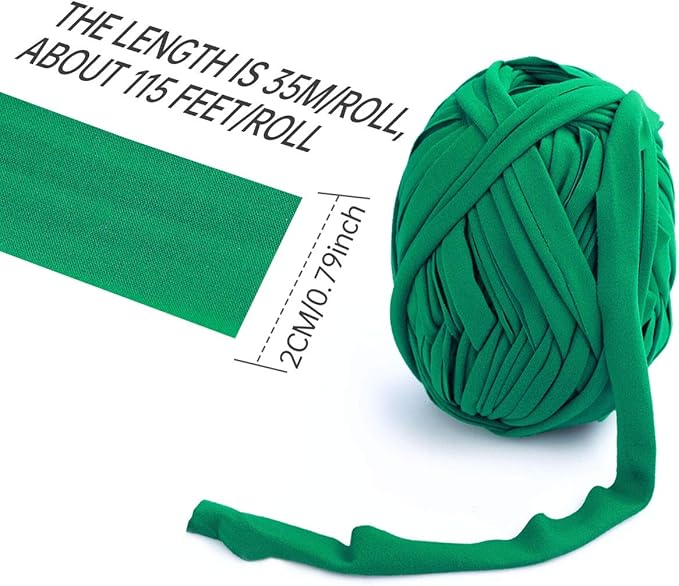 2 Pack Garden String, Green Garden Twine, Soft Ties for Smart Plants, Tree, Flowers, Stretchy Plant Supports for All Gardeners, Craft String (35M/Roll, 115FT)
