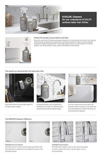 KOHLER K-EC23723-NA Faucet Cleaner, Kitchen and Bathroom Cleaner, Streak Free Shine, Ammonia and Alcohol Free, 28 FL Oz
