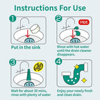 Soulink Drain Clog Remover - 16 Pack Powerful Sink Drain Cleaner
