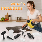 Handheld Steam Cleaner - High Pressure Steam Cleaner for Home, Multi-Functional Cleaning Tools for Kitchen, Bathroom, Couch, Car. Portable Steamer Makes Housework Easier