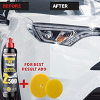 menzerna Signs of use Remover Kit I Car polishing Set with Menzerna Medium Cut 2500 (16oz) and 6 Inch Polishing Pad I Moderate Scratch Repair Kit for All Types of Vehicles