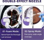 Jocecury 500ML Stainless Steel Rust Remover, Multi-Purpose Foam Cleaner, Dissolves Rust Particles, Stainless Steel Appliance Cleaner,Food-safe Formula,Metal Cleaner