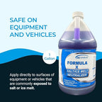 KINZUA ENVIRONMENTAL Formula-X Concentrated Salt Stain Remover & Surface Protector, Professional Salt Remover for Floors, Boats, Carpets, Salt Neutralizer for Vehicles Prevents Corrosion, 1 Gallon