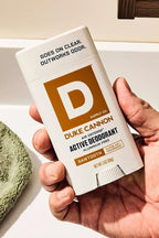 Duke Cannon Aluminum-Free Deodorant for Men - Air Defense, 3 oz – Long-Lasting, Clear Glide, Skin-Soothing Formula, Alpine + Cedarwood (Sawtooth)