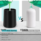 Automatic Soap Dispenser Liquid Touchless: 9oz Plastic Black 3-Level Adjustable Modern Rechargeable Electric Smart Auto Soap Dispenser - Bathroom Kitchen Hand Dish Lotion
