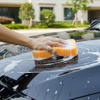 24 Pcs Large Cleaning Sponges Bulk, 7.6 x 5.3 x 1.9 Inch Yellow Reusable Grout Sponge Super Absorbent Non-Scratch Car Wash Sponges for Car, Floors, Windows, Dishes Cleaning
