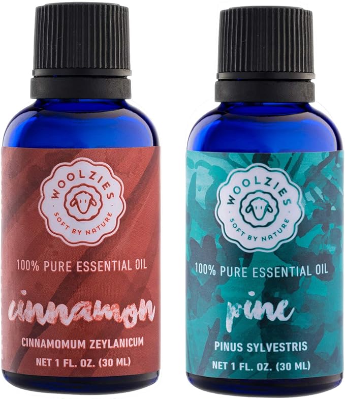 Woolzies 100% Pure Pine & Cinnamon Essential Oil 1 Fl Oz