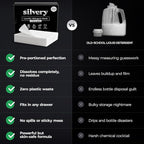 Silvery Laundry Detergent Sheets (100 Loads) - Ultra-Concentrated Eco-Friendly Washing Strips – No Plastic Jugs & Perfect for Travel (Fresh Linen)