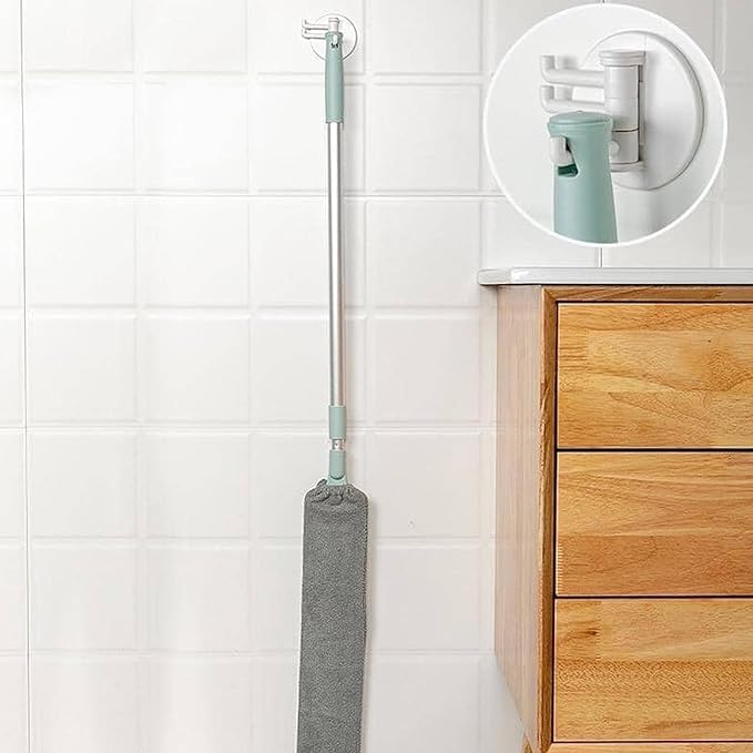 Retractable Gap Dust Cleaner – 38" Extendable Microfiber Duster with Bendable & Removable Head, Washable Brush for Easy Cleaning Under Furniture, Appliances & Sofas (2Set)