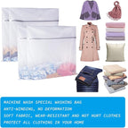 Laundry Mesh Bag-Heavy Duty Mesh Laundry Bags,Laundry Bags Mesh Wash Bag for Washing Machine-Supper Zipper Net Laundry Bag for Travel,Lingerie,Sweater,Garment,Undergarment 4（24Inch×24Inch）