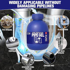 Pipe Bobo Drain Cleaner for Kitchen Sink, Powerful Unclogging, Professional-Grade Drain Opener, Unclog drains, clog remover, Shower, Tub, for All Pipe Materials