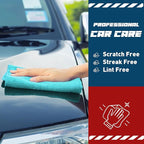Microfiber Cleaning Cloths-50 Pack, Microfiber Towels Bulk, Towels for Cars & Home, Cleaning Rags 5 Colors Assorted (12x12 inches)