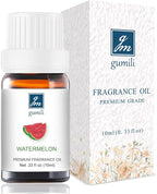 Watermelon Essential Oil - Pure Organic Scent for for Aromatherapy, Diffusers, Spray, Skin & Hair Care, Massage, DIY Candles & Soap, Perfume - Fruity Fragrance, 10mL