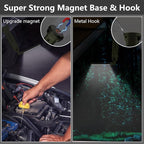 Working Light Portable, Rechargeable Work Lights with Magnetic Base Hanging Hook,360° Rotate 5 Modes,COB LED 700 Lumens Foldable Inspection Light for Car Repair, Grill and Outdoor Use(2pack)