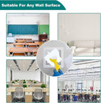 10 Pack Drywall Repair Kit for Large Holes, 4/6/8 Inch Dry Wall Patch Kits for Erase a Small Nail Hole, Plaster Wall Patching Self Adhesive Aluminum Mesh with Scraper and Sandpaper