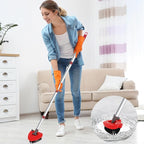 Small 2 Pack Scrub Brush Head ONLY for O Cedar RinseClean 2-Tank Spin Mop, Replacement Head Scrubber Brush,NOT for EasyWring 1-Tank System