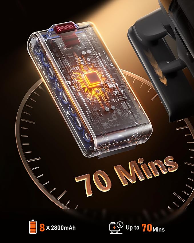 Cordless Vacuum Cleaner, 580W 50KPA 70Mins Upgraded Stick Vacuum Cleaners for Home, Wireless Vacumm with Self-Standing and Touch Screen, Anti-Tangle Brush for Hardwood Floor/Carpet/Pet Hair