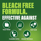 Green Gobbler Drain Clog Dissolver | Powerful Liquid Drain Opener & Toilet Clog Remover | Safe for Pipes & Septic | 2 Pack