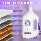82 FL OZ/2.42 L Lavender Scented Floor Cleaning Solution Compatible with Ecovacs X1/X2/X5/X9/X11/T20/T30/T80/N20/N30 Series and all other Robot Vacuum, Deep Deodorization Free Stain Busting Residue