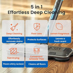 Floor Cleaner Tablet, Compatible with Wet Dry Vacuum and All Robot Mop Floor Washer, Solution for Wood,Tile Laminate Multiple Hard Floors, 60 Pack, Lemon Secent
